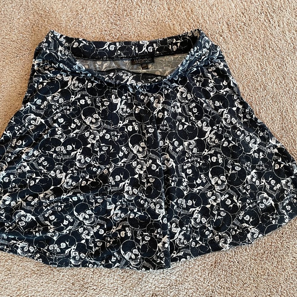 Topshop Print Patterned Skirt